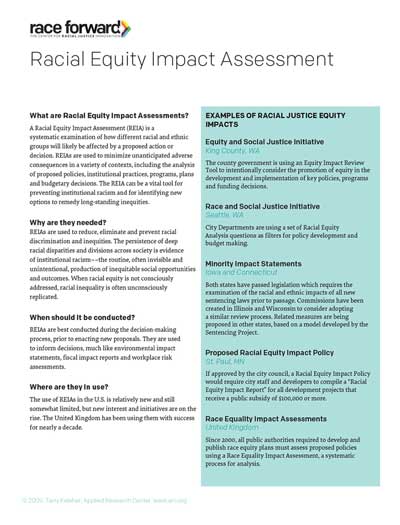 RacialJusticeImpactAssessment