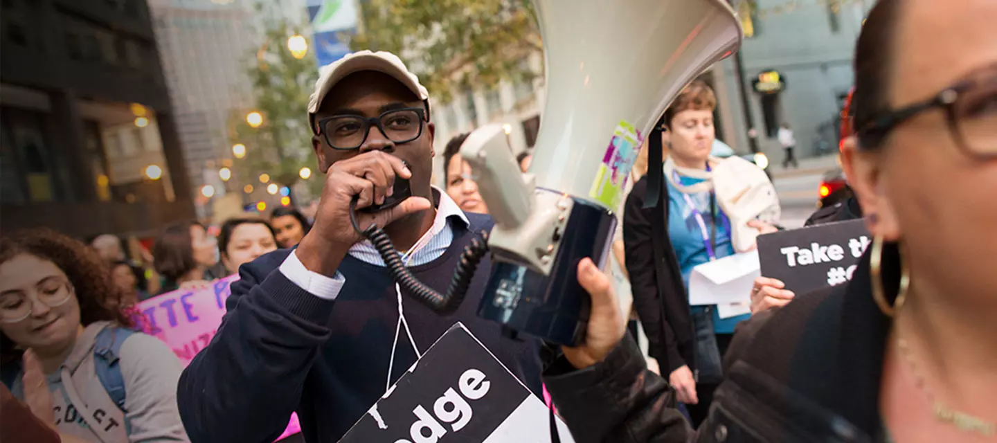 Mass Freedome Hero Palmer Protest